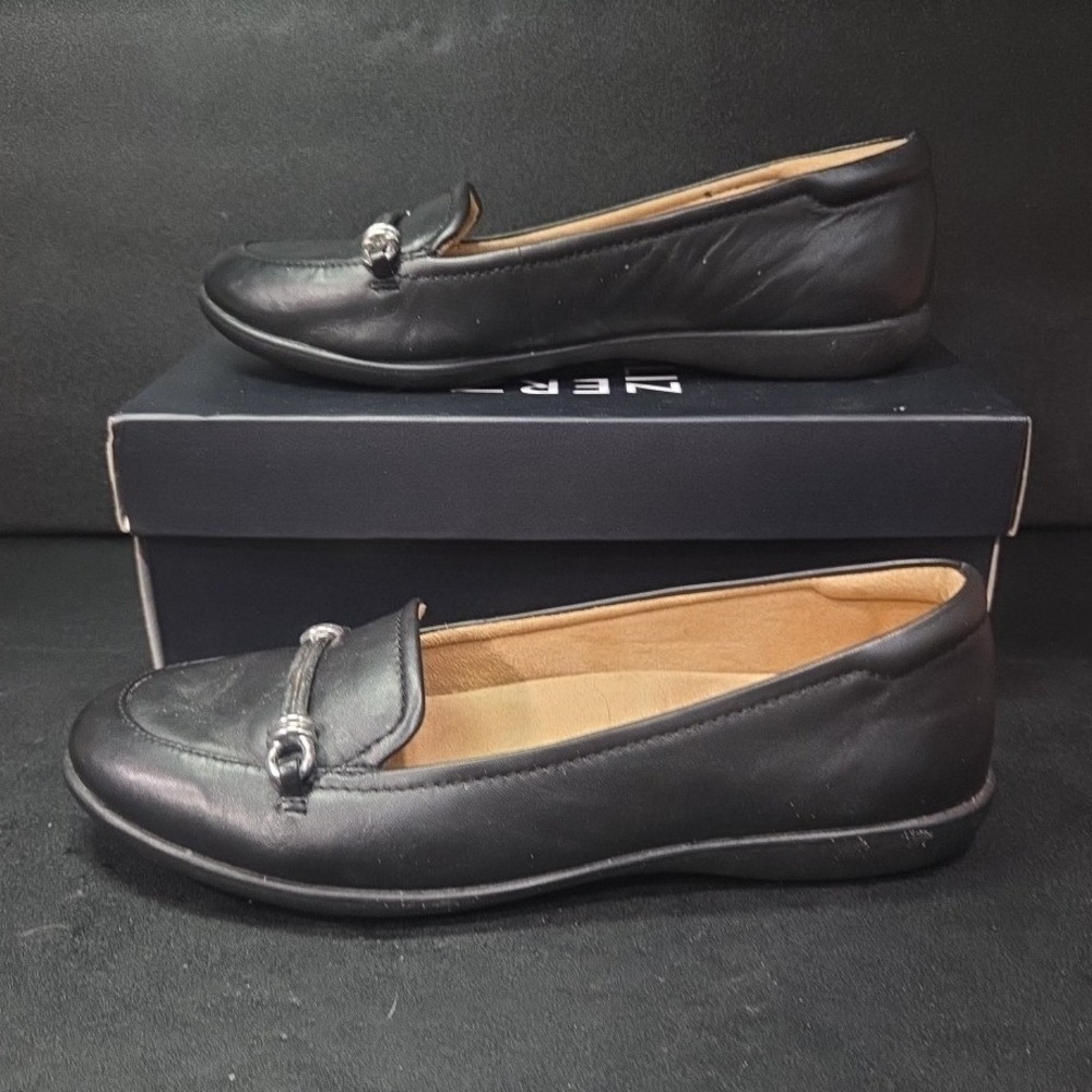 Naturalizer Florence Black‎ Leather Horsebit Loafers, Women's 8M, G8662L1001 - Picture 2 of 8